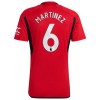 Maglia ufficiale Manchester United Martinez 6 Casa 2023-24 per Uomo